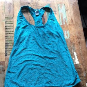 Old Navy Active Blue Breathable Exercise Tank